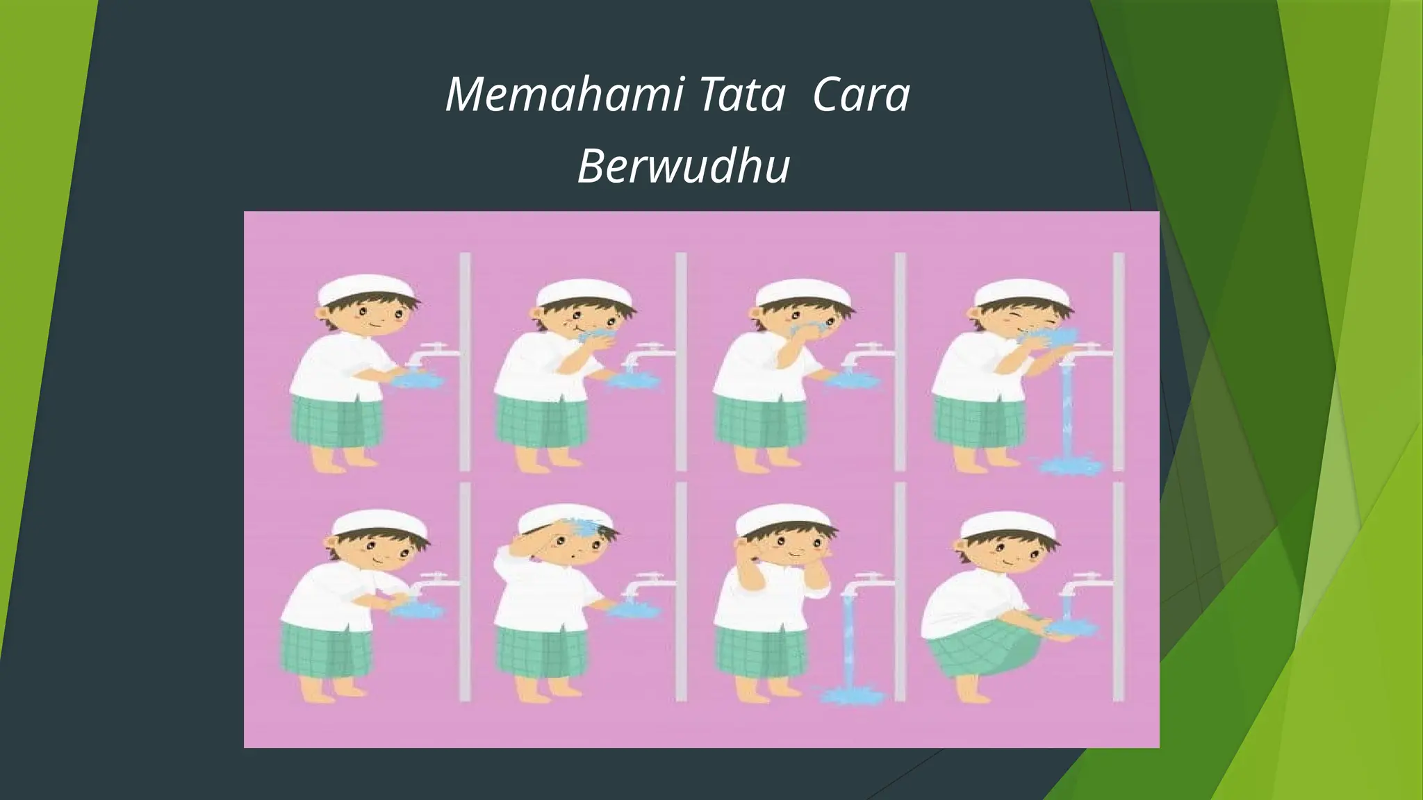 tata cara wudhu yang benar